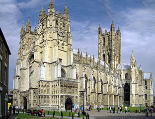 Cathedral of the Archbishop of Canterbury, leader of the Church of England